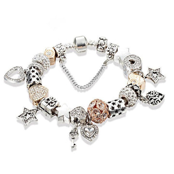 Gypsophila"Fashion Charm Bracelet