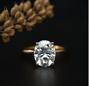 Moissanite Engagement Ring