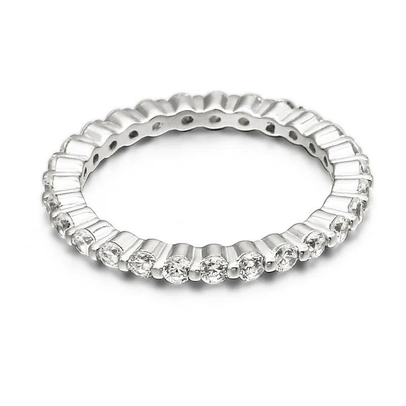 Round Eternity Stacking Band