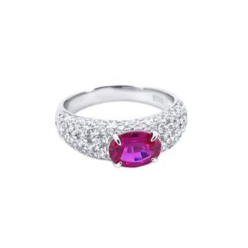 Oval Ruby Engagement Rings Wedding Jewelry Gifts for Women 2025 Rings