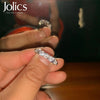 1.75 CT Round Cut Lab Created Gemstone Band Ring - jolics