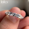1.75 CT Round Cut Lab Created Gemstone Band Ring - jolics