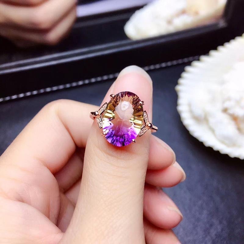 18k Purple Open Ring - jolics