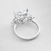 Heart Cut Three Stone Solitaire Classic Ring - jewel-inside