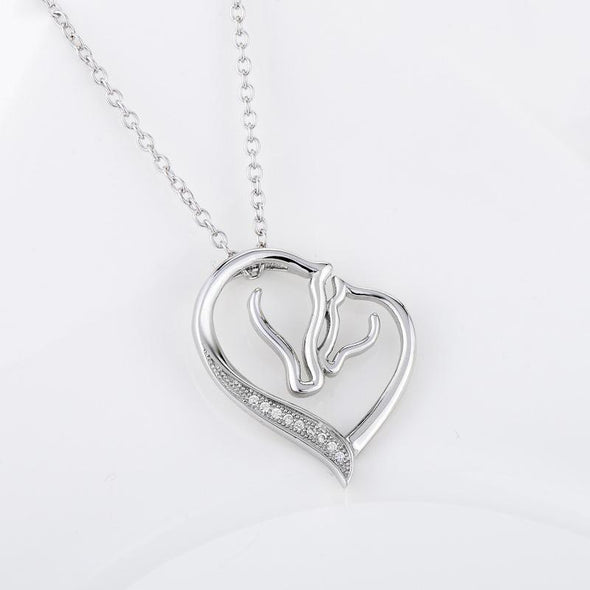 Designed Heart Shape Necklace- Mother's Gift - jewel-inside