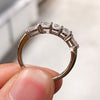 1.75 CT Round Cut Lab Created Gemstone Band Ring