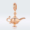 Aladdin's Lamp 925 Sterling Silver Dangle Charm - jolics