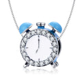 Alarm Clock 925 Sterling Silver Charm - jolics