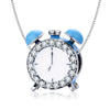 Alarm Clock 925 Sterling Silver Charm - jolics