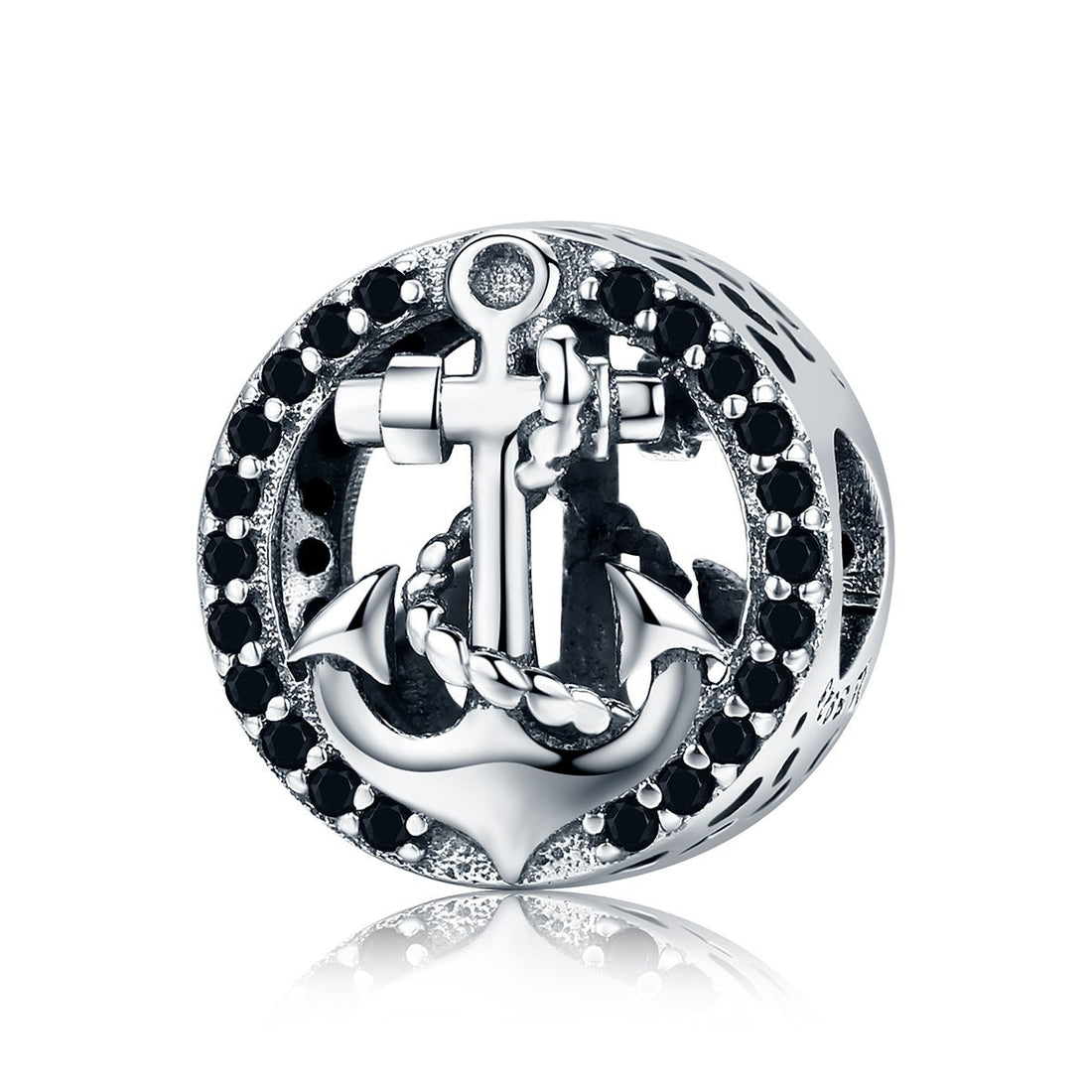 Anchor 925 Sterling Silver Bead Charm - jolics