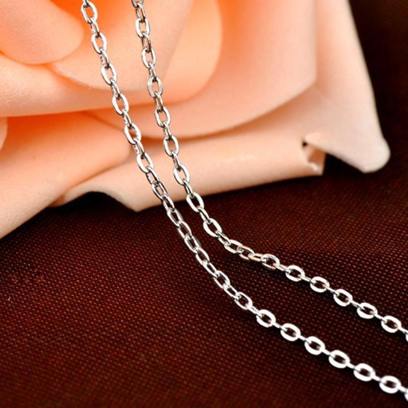 Basic Sterling Silver Gliding Rolo Cable Chain Necklace – jolics