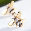 Bee Round Cut Earrings - jolics