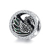 Black Swan 925 Sterling Silver Bead Charm - jolics