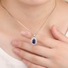 Blue Flower Necklace - jolics