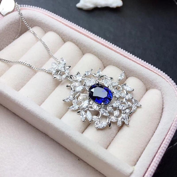 Blue Stone Luxury Necklace - jolics