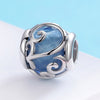 Blue Wave 925 Sterling Silver Bead Charm - jolics