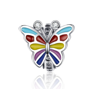 Butterfly 925 Sterling Silver Bead Charm - jolics
