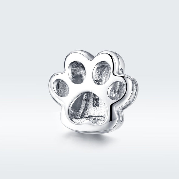 Cat Paw 925 Sterling Silver Clip Charm - jolics