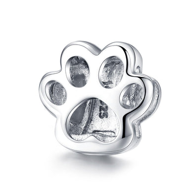 Cat Paw 925 Sterling Silver Clip Charm - jolics