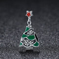 Christmas Tree 925 Sterling Silver Charm - jolics