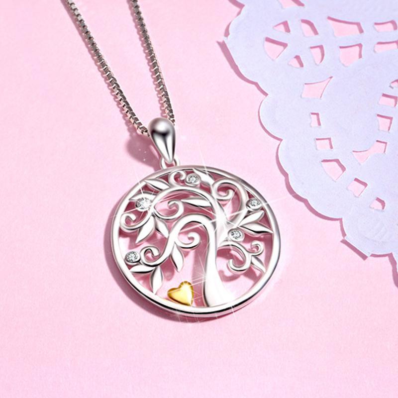 Circle Of Life Round-Shaped Pendant Necklace - jolics