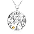 Circle Of Life Round-Shaped Pendant Necklace - jolics