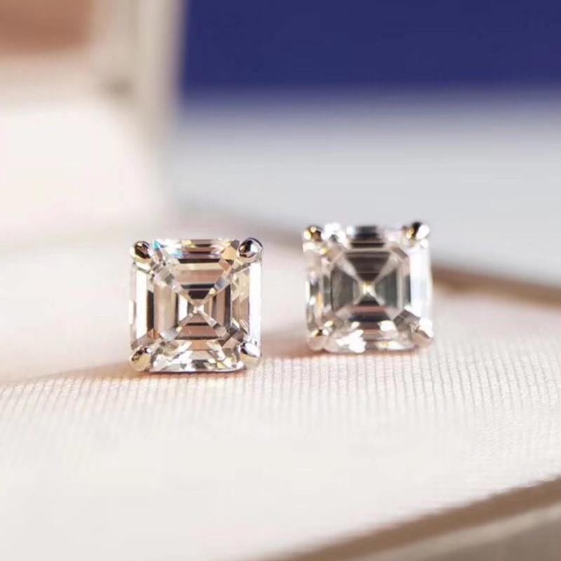 Classic Asscher Cut Earrings - jolics