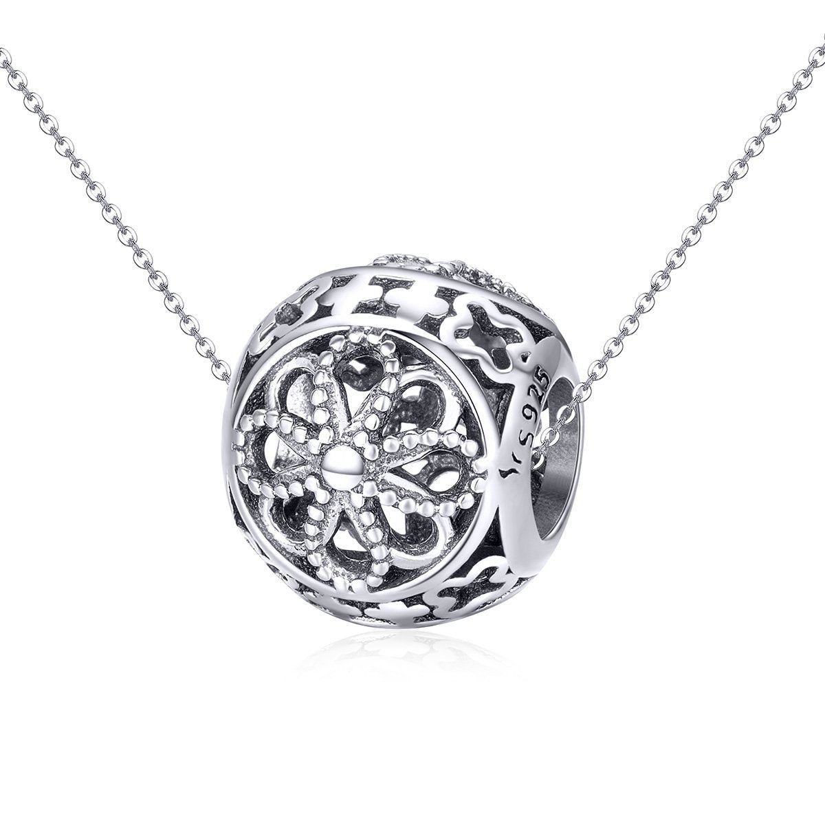 Classic Bouquet 925 Sterling Silver Bead Charm - jolics