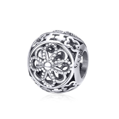 Classic Bouquet 925 Sterling Silver Bead Charm - jolics