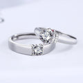 Classic Round Cut Couple Rings - jolics