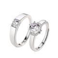 Classic Round Cut Couple Rings - jolics