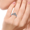Crown Heart Design Ring - jolics