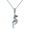 Dancing Mermaid 925 Sterling Silver Dangle Charm - jolics