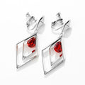 Diamond Shape Fashion Earrings - jolics