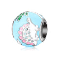 Dinosaur Island 925 Sterling Silver Bead Charm - jolics