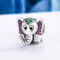 Elephant 925 Sterling Silver Bead Charm - jolics