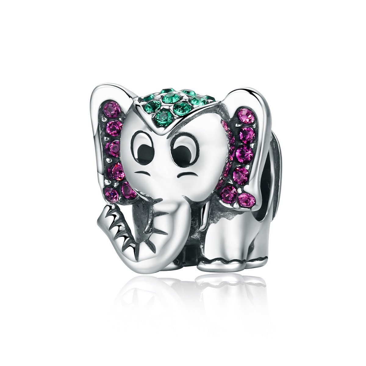 Elephant 925 Sterling Silver Bead Charm - jolics