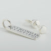 Fashion Dumbbell Engraved Vertical Bar Necklace - jolics
