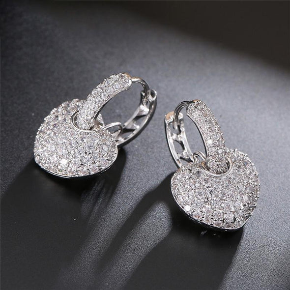 Fashion Heart Shape Earrings - jolics