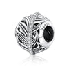 Feather 925 Sterling Silver Bead Charm - jolics