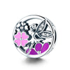 Flower Fairy 925 Sterling Silver Bead Charm - jolics