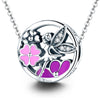 Flower Fairy 925 Sterling Silver Bead Charm - jolics