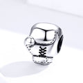 Gloves 925 Sterling Silver Bead Charm - jolics