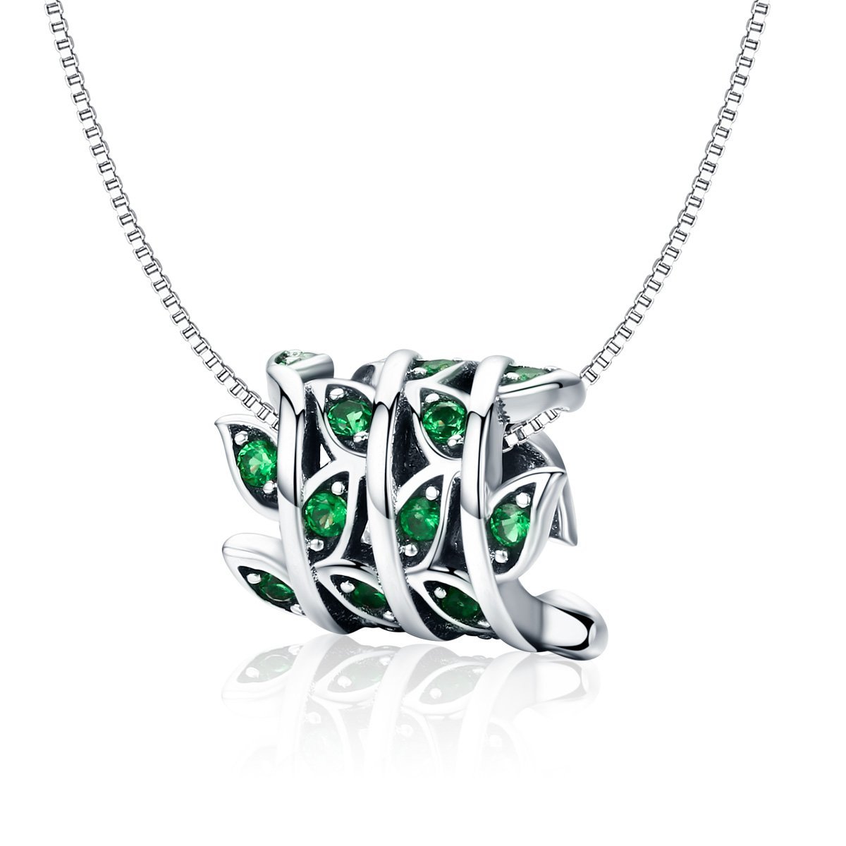 Grass 925 Sterling Silver Bead Charm - jolics