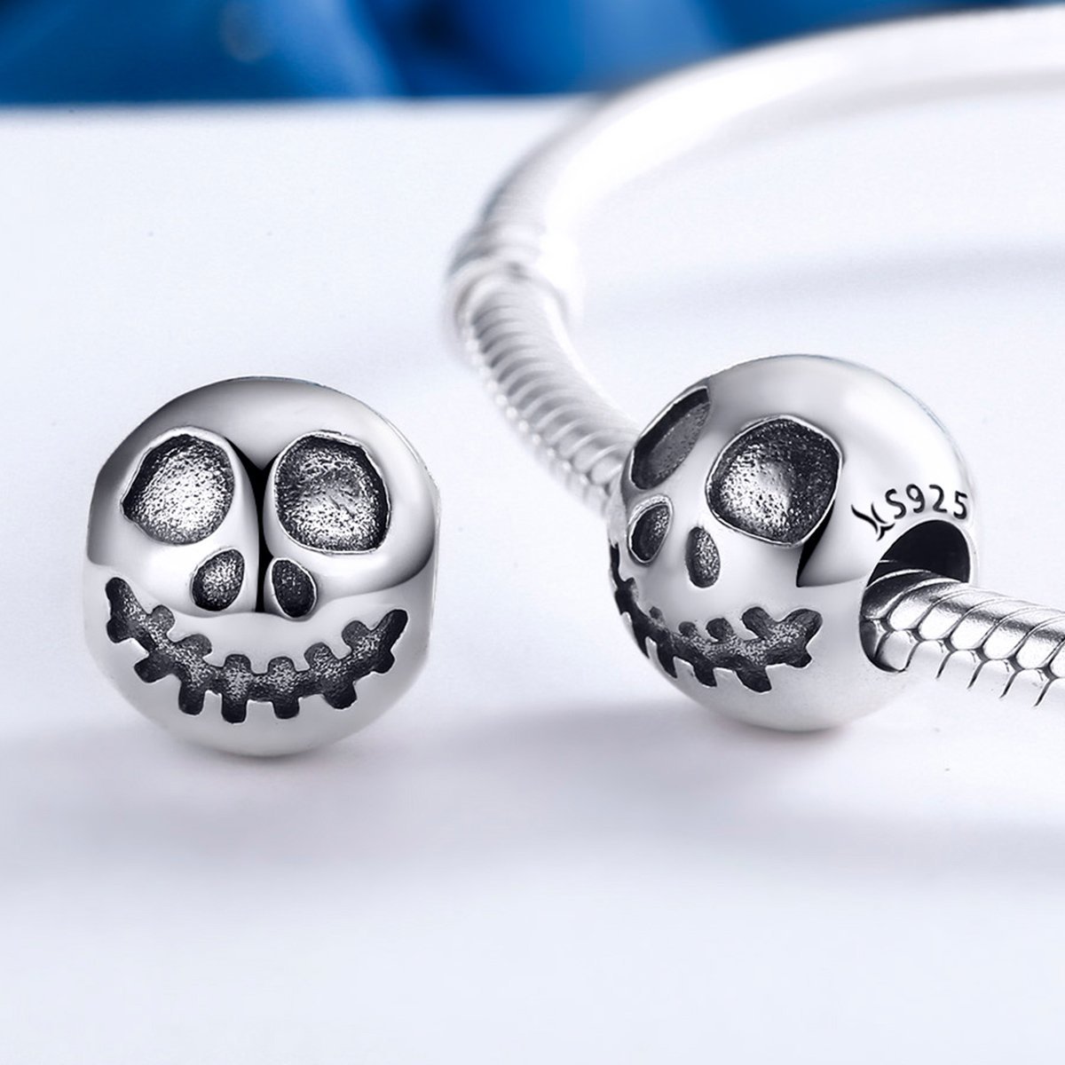 Halloween 925 Sterling Silver Bead Charm - jolics