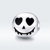 Halloween Scary Face 925 Sterling Silver Charm - jolics