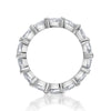 Handmade 925 Sterling Silver Heart Shape Eternity Ring - jolics