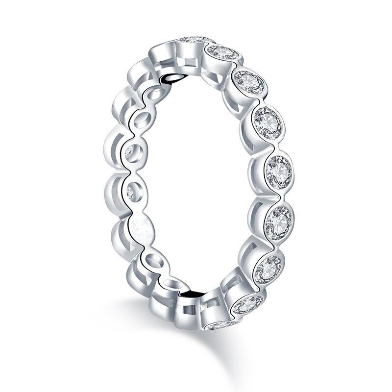 Handmade Comfort Fit Sterling Silver Eternity Ring - jolics