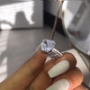 Handmade Heart Cut 925 Sterling Silver Ring - jolics