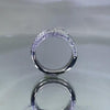 Handmade Round & Princess Cut Sterling Silver Band Ring - jolics
